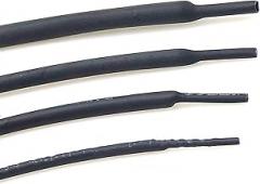 PYouo-Heat Shrink Tube 5 Meter, 2:1, Black, 0.8mm~10mm, Polyolefin Cable Sleeves, Electronic Component DIY Connector, Repair Heat Shrink Tube Protection Kit (Inside Diameter : 0.8mm)