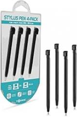 Tomee Stylus Pen Set (4-Pack) – Replacement Touch Screen Stylus for Nintendo DS Lite & DSi – Black
