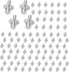 100 Pcs Hammer Drive Rivets, Aluminum Core Rivets with Round Head, for Household, Mechanical Equipment, Electronic Equipment