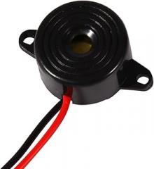 Active Buzzer 3-24V 85dB Piezo Electronic Buzzer with 100mm Cable for Physics Circuits Continuous Sound Electronic Tone Buzzer Alarm