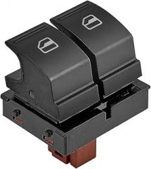 Electric Switch Button Compatible with Skoda for Fabia Mk2 2006-2014 for Roomster 2006-2015 Car Drive Side Electronic Window Control Switch Button Repair Parts