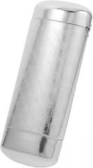 ROMISBABA Portable Aluminum Hard Shell Eyeglass Case Silver Protective Sunglasses Container Box for Men Women Multipurpose Storage for Electronics Accessories