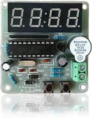 ISolderStore Soldering Practice Kit 4-bit Clock Kit Electronics Kit DIY Kit Soldering Project Soldering Practice Kits Soldering Projects