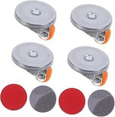 VOSAREA 4pcs Self Adhesive Caster Wheels Swivel Rollers for Effortless Movement of Furniture Appliances Nonmarking Material for Tables Chairs and Electronic Devices