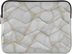 Grey Marble Laptop Cases Laptop Sleeve Portable Electronic Device Cover Medium