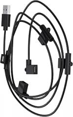 5 Port USB Power Splitter Cable 240cm for LED Lights Fan Small Electronic 5V Charging Without Data Transfer