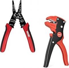 WGGE WG-015 Professional 8-inch Wire Stripper & Cutter, 2 IN 1 Tool
