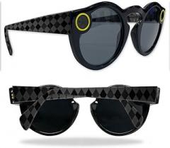 MIGHTY SKINS MightySkins Skin Compatible with Snapchat Snapchat Spectacles - Black Argyle | Protective, Durable, and Unique Vinyl Decal wrap Cover | Easy to Apply, Remove, and Change Styles | Made in The USA