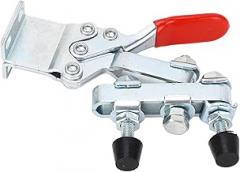 Acouto Storage Box/Cover Horizontal Clamp Horizontal Clamp Dual Storage Box/Cover Iron 500lb Holding Capacity Toggle Hold Down Toggle Tools & Home ImprovementPower & Tools/