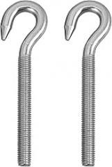 2PCS M12 Screw Hook Stainless Steel HIGH Hardness Corrosion Resistant Cup Hanger for Electronic Products Chemical Industry Furniture Mechanical Equipment