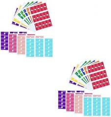 Operitacx 24sheets Printable Cable Labels for Electronics and Tear-Resistant Cord Management Tags Multiple Colors Cord Labels for Easy Organization of Wires and Chargers
