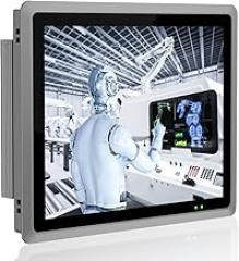 12.1 inches Industrial Embedded Panel PC,10 Point Capacitive Industrial Touch Screen Panel Computer,IP65 All-in-One Computer,Windows OS,for Home,Factory,Kiosk (i5-7200U,8GB RAM 128GB SSD)
