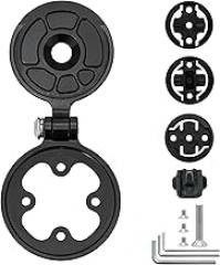 Thinvik Aluminum Alloy Bike Computer Stem Mount for Garmin Wahoo Bryton - Angle Adjustable,Hinge Feature