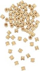 jojofuny 60pcs Knurled Nuts Blind Inserts Connector for Mechanical and Electronic Applications Secure Bolt Support Versatile Repair Supply