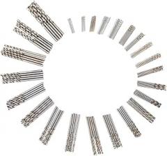 -in-one 150pcs Mini Drill Bit Kit 0.4-3.2mm Drill for Electronics Jewelry Making Compact Carry Case Sizes