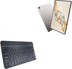 BoxWave Keyboard Compatible with Honor Pad X9a - SlimKeys Bluetooth Keyboard, Portable Thin with Chiclet-Style Keys - Jet Black