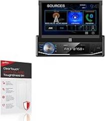 BoxWave Screen Protector Compatible With Dual Electronics DVM179 - ClearTouch Anti-Glare ToughShield 9H (2-Pack), Anti-Glare 9H Tough Flexible Film Screen Protector