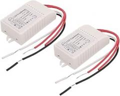 New Lon0167 2Pcs AC Featured 220V to DC reliable efficacy 3V Electronic Voltage Transformer LED Driver for 37-50LEDs Light(id:9d0 39 1d 3cd)