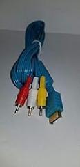 10FT BLUE Pro AV Audio Video cable With Gold Connections for Playstation 1 2 & 3