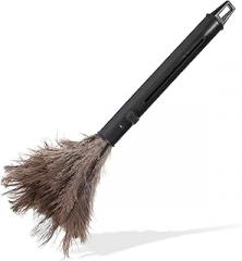 Retractable Feathered Duster Static Household Cleaning Tool for Office Cars Bookshelves with Thickened Soft Ostrich Scratch Dust Remover for Electronics Furniture