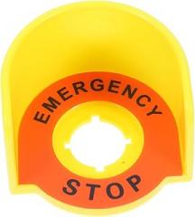Robust Push Button Switch Cover Emergency Stop Sign for Machinery Safety Easy Install Protective Cover