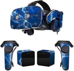 MightySkins Skin Compatible with HTC Vive Pro VR Headset - Lightning Storm | Protective, Durable, and Unique Vinyl Decal wrap Cover | Easy to Apply, Remove, and Change Styles | Made in The USA