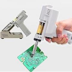 Portable Soldering Gun, Soldering Iron Set, Electronic Ignition Adjustable Flame, Rapid Heating, Multifunctional Soldering Tool, for Through-Hole Solder Removal