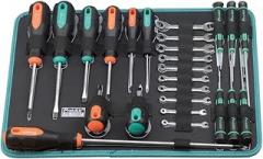 Pro'sKit Tools Solutions PK-15307HM Electronic Tool Kit (220V, Metric) Aluminum Case Professional Engineer Repair Select Professional Tool Kit(PK-15307HM)