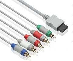 TENINYU 6 Feet Wii Component Audio Video Cable HDAV Component HD AV Cable to HDTV/EDTV 5 RCA Video & RCA Stereo Audio AV Cord for Wii & Wii U
