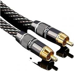 HiFi Coaxial Audlo Cable Hi-End to Male SPDlF Coaxial Cable for DVD Projector TV Speaker Amplifier New 2026 High for Reliable Electronic Component, Precision, Stable Performance