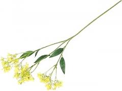 Milisten Faux Yellow Artificial Flowers Small Bouquet Silk Imitation Flower for Indoor Outdoor Garden Porch Decor Home Decoration