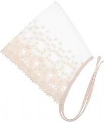 Milisten Adjustable Lace Bonnet Cap for Newborn, Princess Hat with Soft Breathable Fabric, Suitable for Daily Wear and Outdoor Use Beige