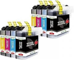 223 Cartridge Compatible for Brother LC223 LC 223XL LC Ink Cartridges DCP-J4120DW MFC-J4420DW J4620DW 4625DW Printer XL New 2026 High for Reliable Electronic Component, Precision, Stable Performance