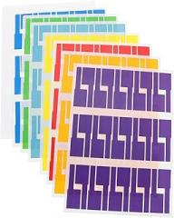 Uonlytech 40sheets Cable Labels Write Stickers for Easy Electronics Organization Self-Adhesive Oil-Resistant Wire Tags Colors for Efficient