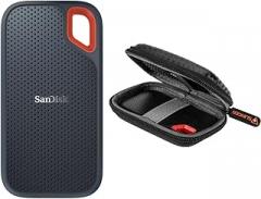 SanDisk Extreme PRO Portable 1TB USB 3.2 Gen 2 Type-C External SSD V2, Bundle with Drive Case