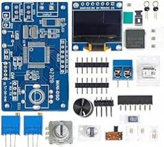 DIY Mini Digital Oscilloscope Kit with STC8A8K64 MCU 0.96-Inch Display Single Channel Trigger Modes for Electronics Learning and Hobby Projects(A)
