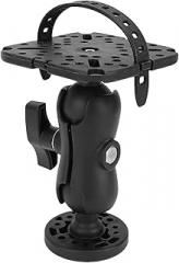 Universal Fish Finder Mount, 360° Rotating Fish Finder Mount Base, ABS Electronic Fish Finder Bracket for Marine Kayak Pontoon Canoe