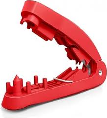 4-in-1 RJ45 Network Cable Tool with Cutting, Stripping, untangling and straightening Functions(Red)