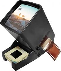 35mm Desk Top Portable Negative and Slide Viewer，LED Lighted and 3X Magnification