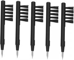 5pcs Hearing Amplifier Cleaning Brush Bristle Tools for Safe Gentle Cleaning of Hearing Devices Efficiently Removes Ear Wax Debris