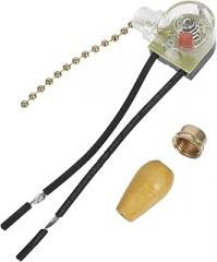 PRETYZOOM 3pcs Ceiling Light Pull Chain Switch Decorative Fan Chain Extender Ceiling Fan Lighting Accessories for Wall Lights and Cabinet Lamps Golden