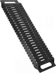 SIXRUN Electrostatic Prevention Printed Circuit Board Drying Rack, 25-Slot Storage Stand Holder, Tough, Wear, Anti Static, Shock, for Inserting Electronic Circuit Boar