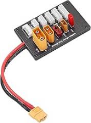 2S‑6S Parallel Balanced Charging Adapter Easy Connection for XT90/XT60/JSTT Interfaces for RC Hobbyists ABS Material