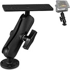 360° Rotation Aluminum Fish Finder Mount with 1.5