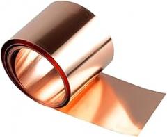 1 Pcs 1M Copper Sheet Metal, 99.5% Pure Copper Strip, Widely Used in Crafts, DIY, Industry, Construction Materials(0.04x100x1000mm)