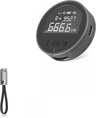 BoxWave Cable Compatible with Janoiuc 324 Ft Electronic Digital Tape Measure - USB Type-C Keychain Charger, Key Ring USB Type-C to Type-A 8 in USB Cable - Jet Black