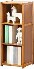 Book Shelf Bamboo Bookshelf Large Open Storage Book Shelf Modern Bookcase for Home Office Decor Display Rack for Living Room
