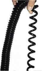 Wire,Telescopic Spiral Cable, 4 Core Spiral Cable 0.3 mm Square Spring Wire Copper Core(Stretch 1 Meter)