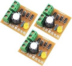 3pcs DIY Kits IN4007 Full Wave Bridge Rectifier Circuit Board Suite AC to DC Power Supply Converter Electronic Teaching