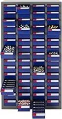 60 Drawers Plastic Bolt and Nut Tool Storage Cabinet, Steel Parts Cabinet Hardware Organizer and Storage,Equipment Workshop Hardware Organizer for Metals and Electronic Element